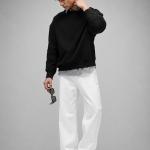 White Baggy Jeans - Relaxed