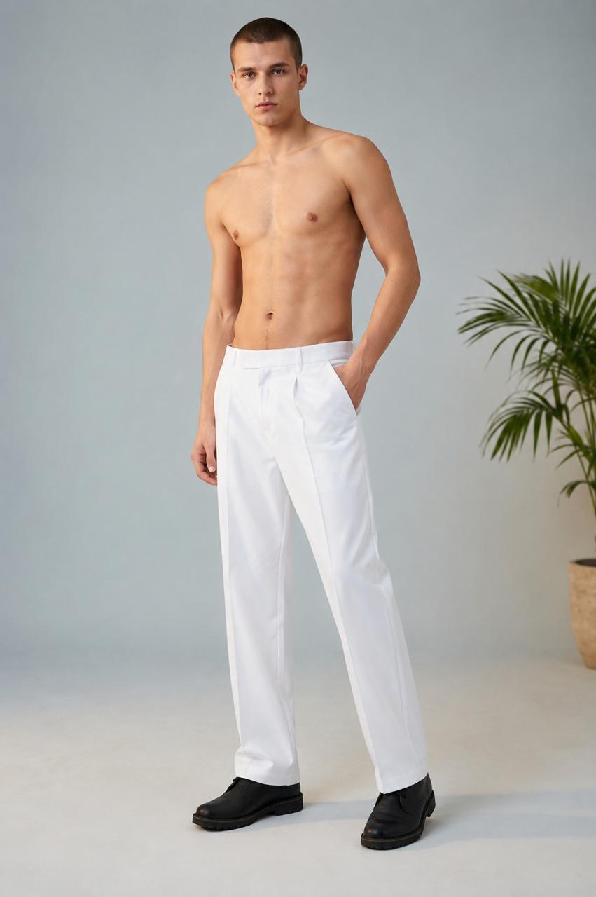 Tailored Relaxed-Fit Trousers