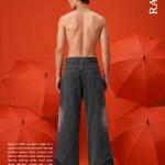 Charcoal Grey Baggy Wide-Leg Jeans
