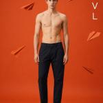 Black Tailored Fit Cotton Chinos