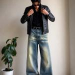 FrostWave Baggy Denim