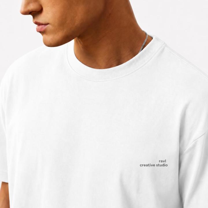 Boundless Art Flower oversized T-shirt White