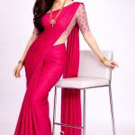 Premium Khadi Cotton Saree – with Kalamkari Blouse Elegance