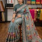 Ethereal Bloom Kota Cotton Saree