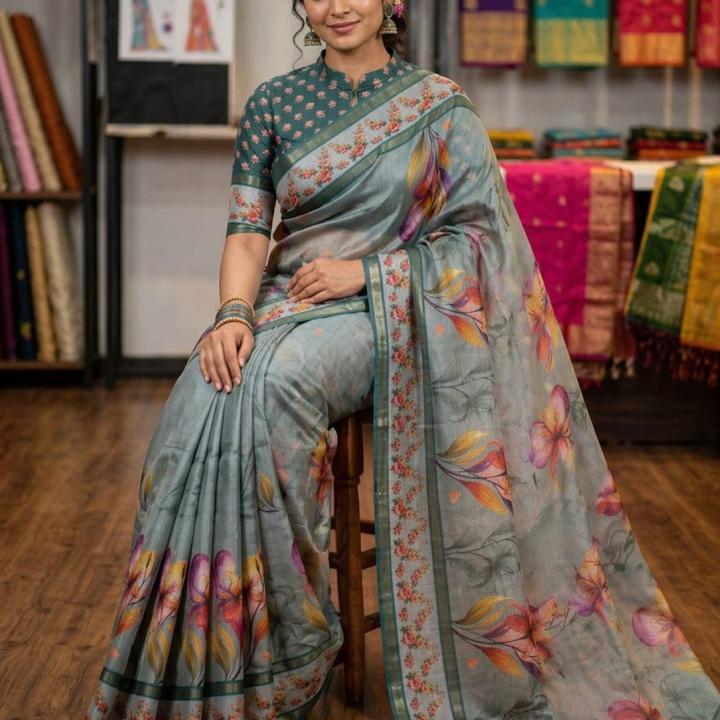 Ethereal Bloom Kota Cotton Saree