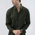 Classic Dark Olive Green Shirt