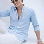 Classic Sky Blue Oxford Cotton Shirt - Button-Down