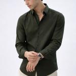 Classic Dark Olive Green Shirt