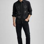 Men’s Premium Denim Shirt - Embroidery