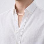 Classic Crisp White Linen Shirt - Button Down